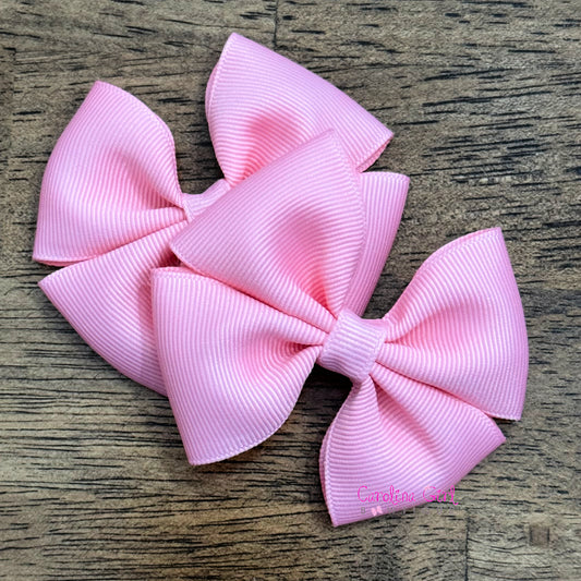 Pink Pigtail Bows