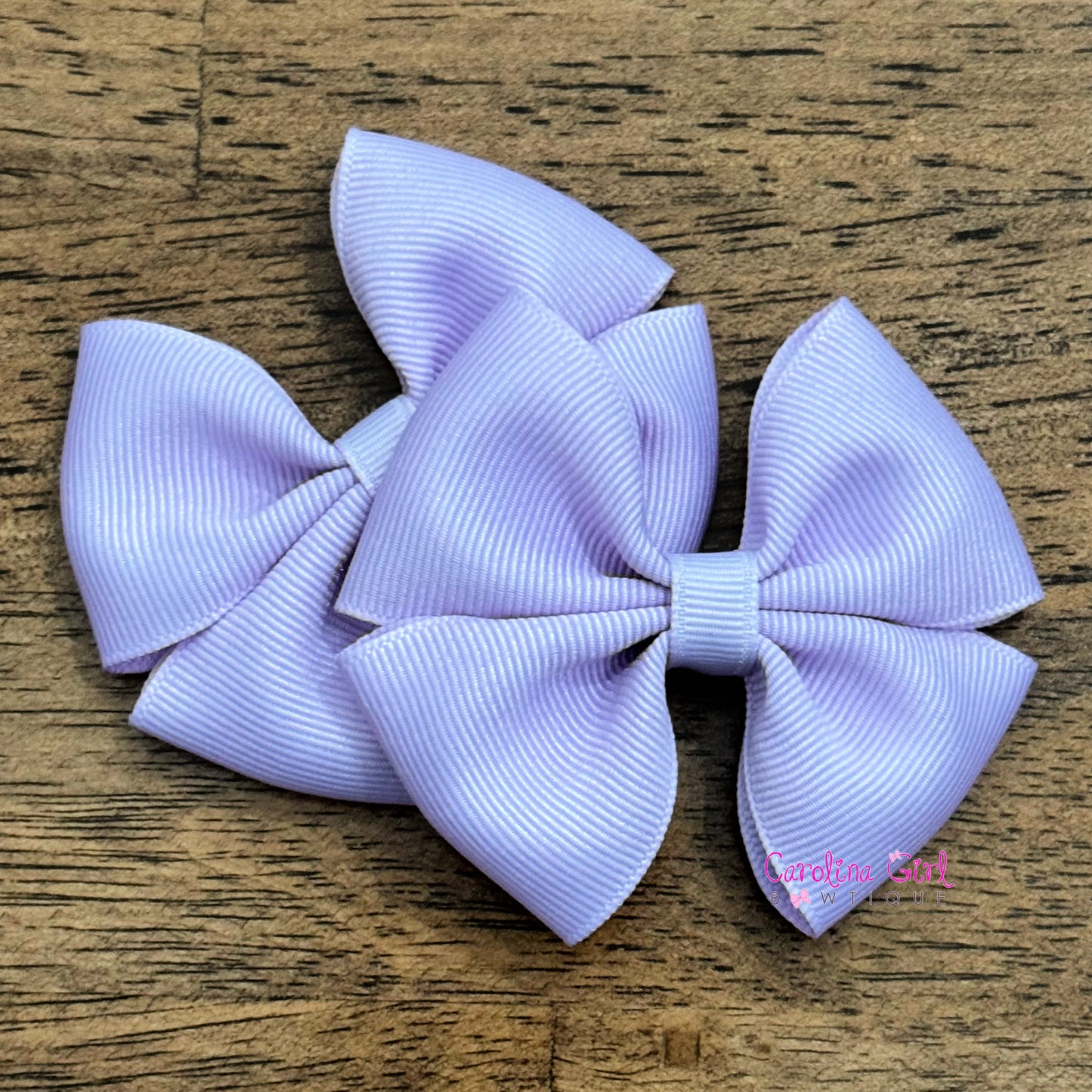 Lavender Pigtail Bows